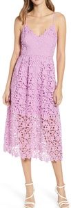 ASTR midi lace dress, tag size Medium (runs small)